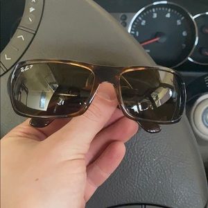 💯Ray-Ban RB 4075 Sunglasses Tortoise Polarized